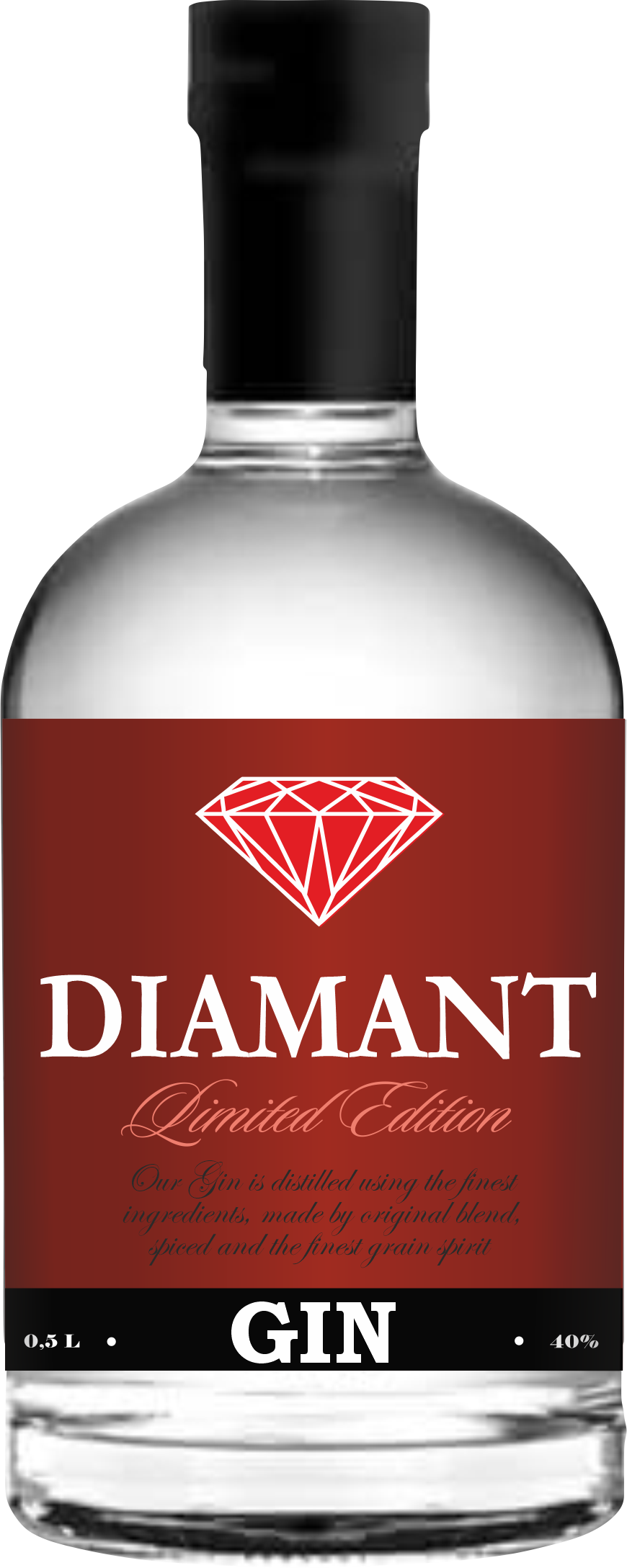 Diamant Gin bottle