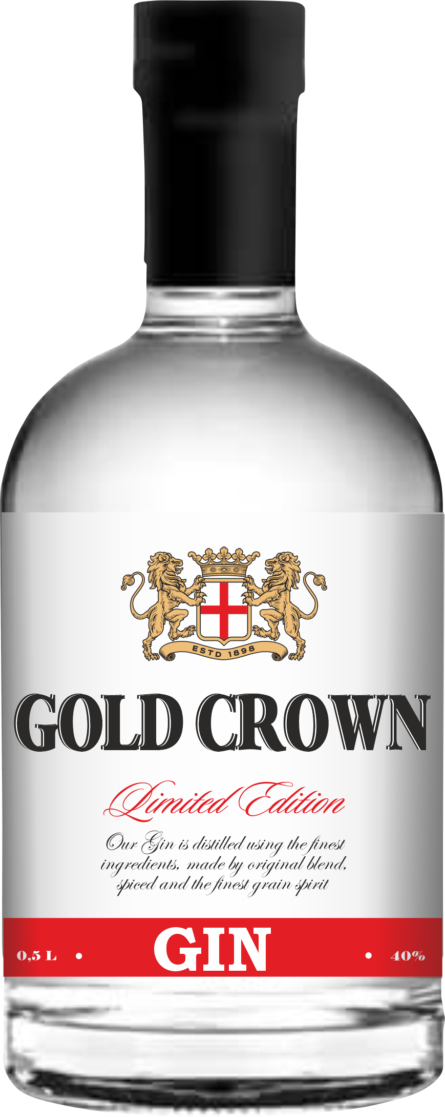 Gold Crown Gin bottle