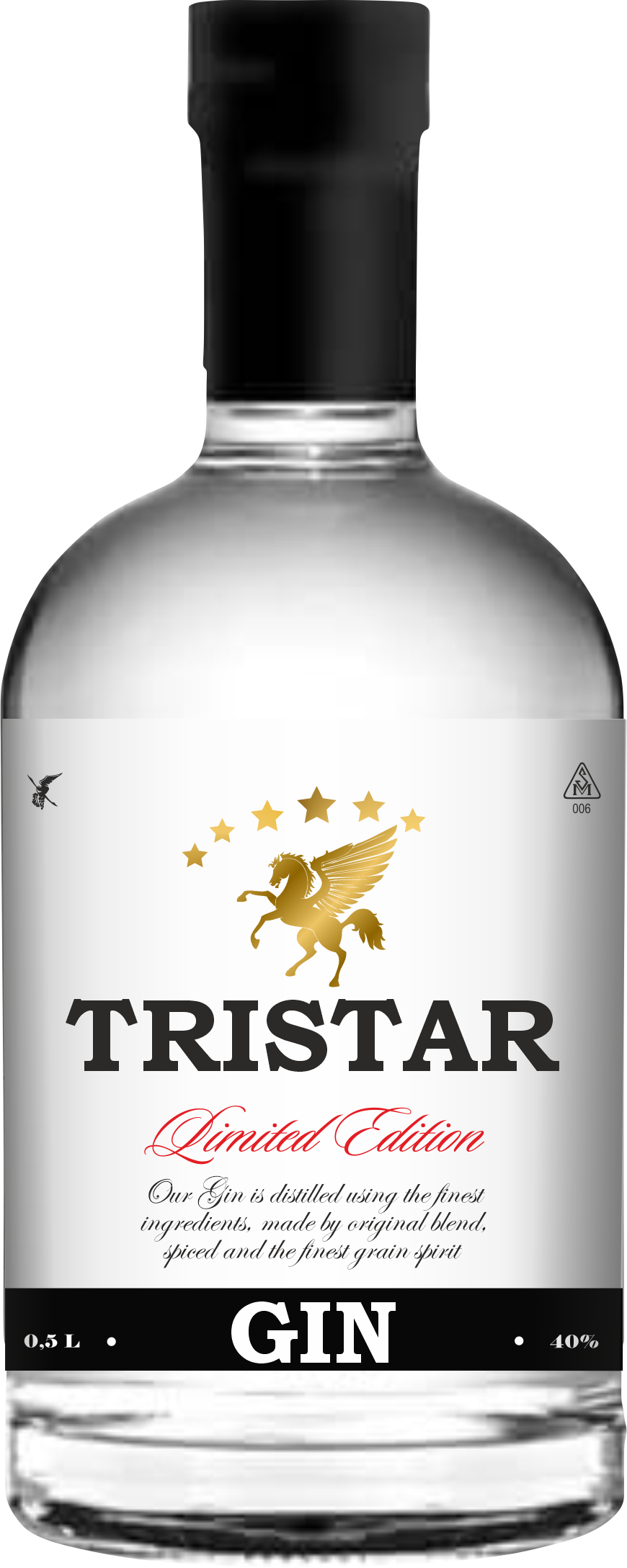 Tristar Gin bottle